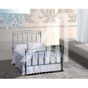 μεταλλικό κρεβάτι μονό Art 3011-089