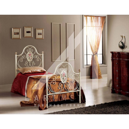 Ημίδιπλο μεταλλικό κρεβάτι Art 3011-043