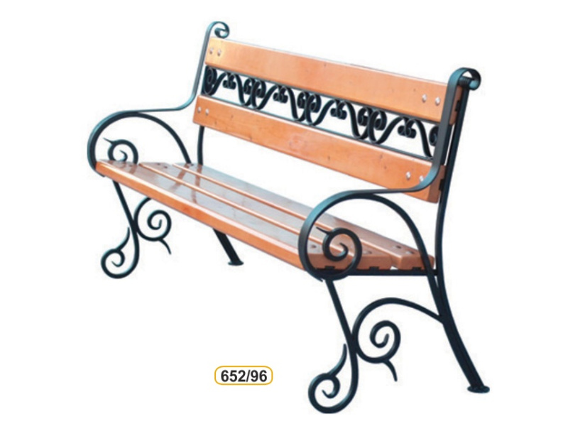 μεταλλικό παγκάκι 652/96